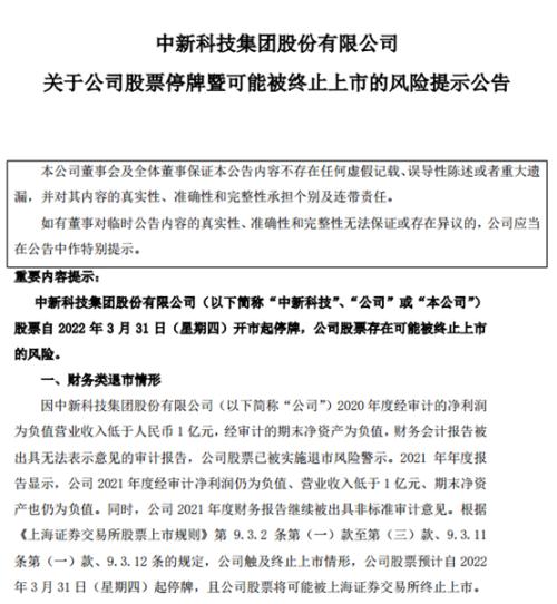 刚刚！3家A股公司齐拉退市警报，都是类似原因！已有退市股单日暴跌70％，风险有多大？附避险指南