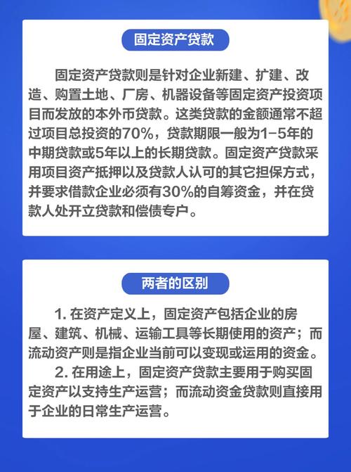 流动资金贷款与固定资产贷款期限对比_企业流动资金贷款与固定资产贷款区别_小企业固定资产贷款
