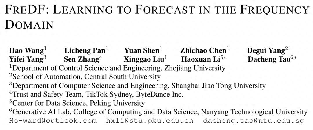 时间序列预测标签自相关性_FreDF频域标签训练方法_基于时间序列分析的股票价格趋势预测研究